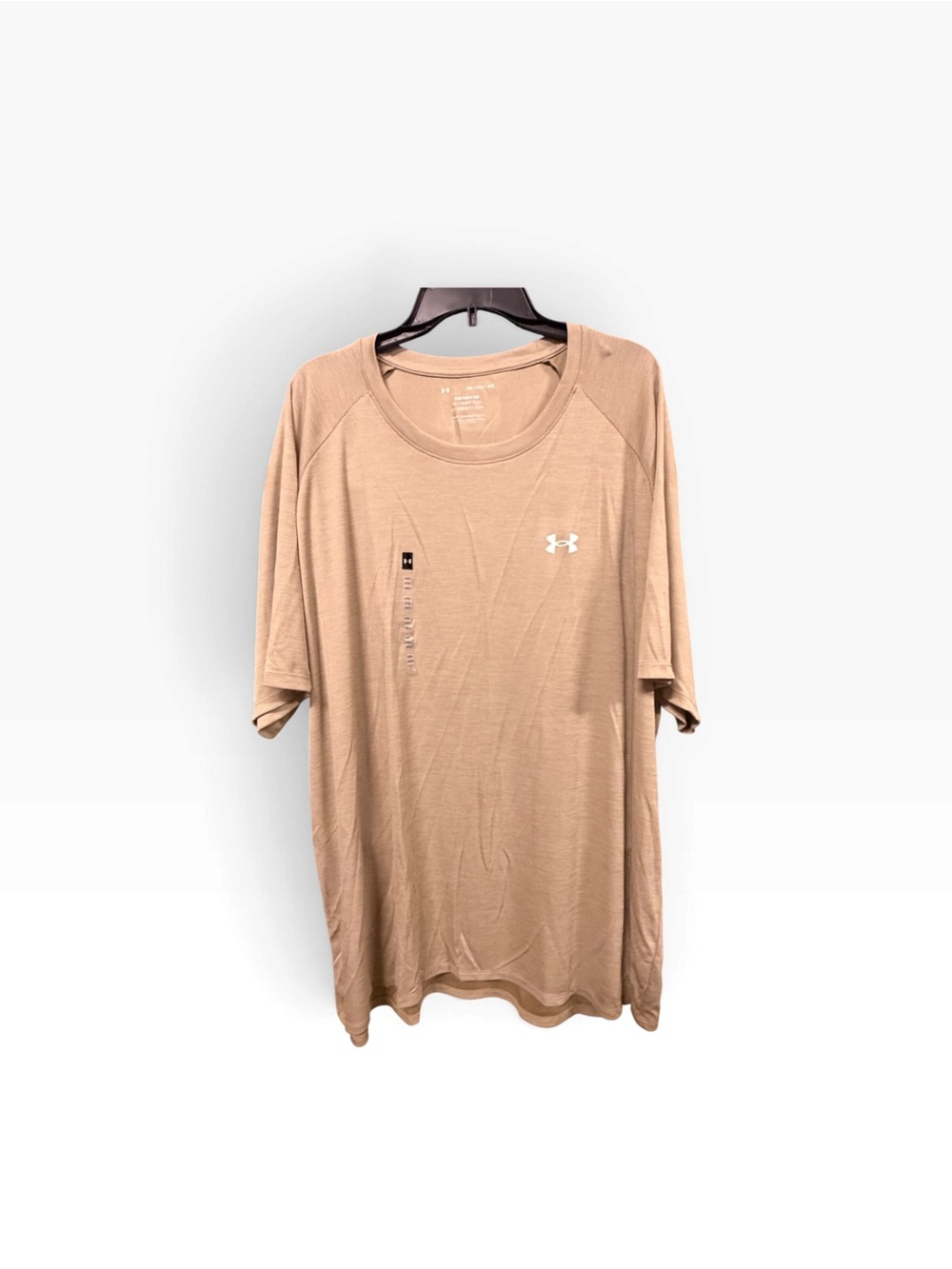Under Armour Men’s 4XL Tech Tee Tan Loose Fit Short Sleeve Performance Shirt